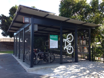 Secure bike shed